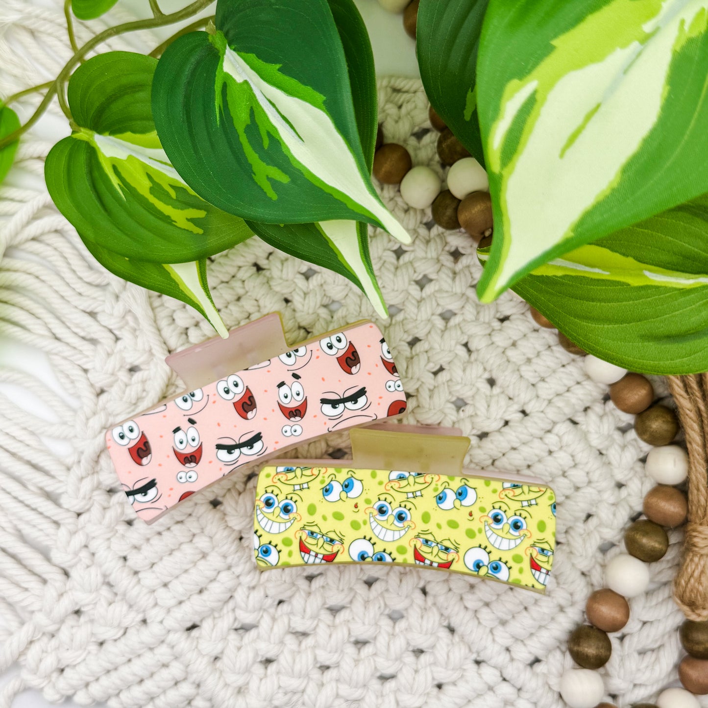 Half + Half SpongeBob || Claw Clip