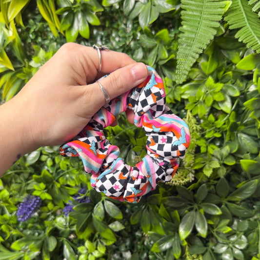 RTS Bat Checkered || Scrunchie
