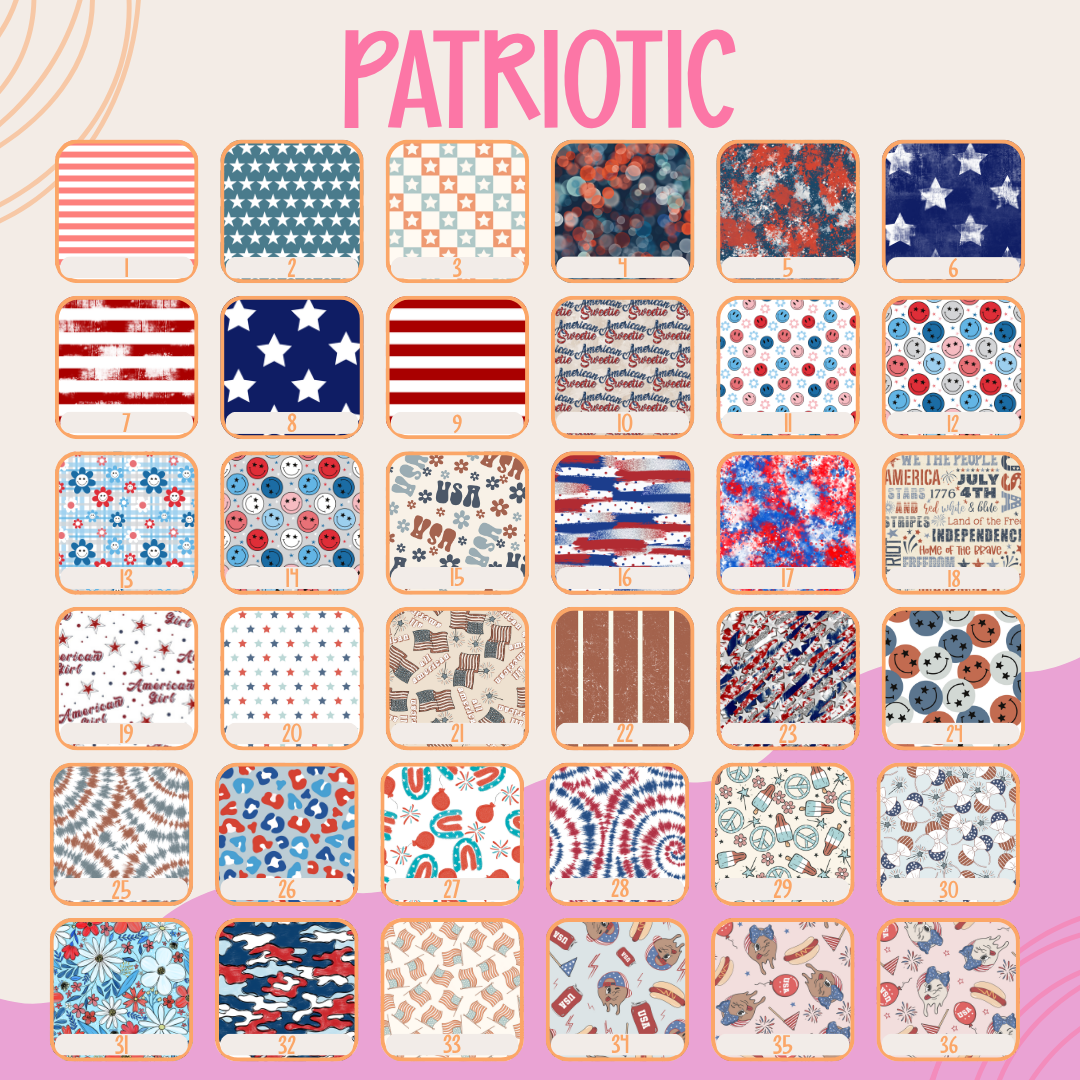 Create Your Own Patriotic || Claw Clip