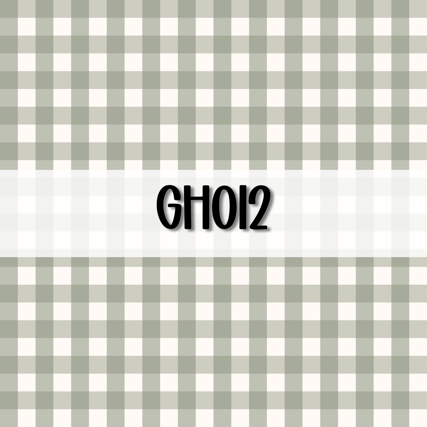Wavy Gingham Initial || Hair Clip (ws)