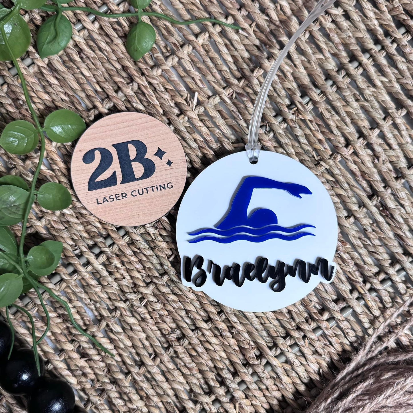 Swimming || Bag Tag