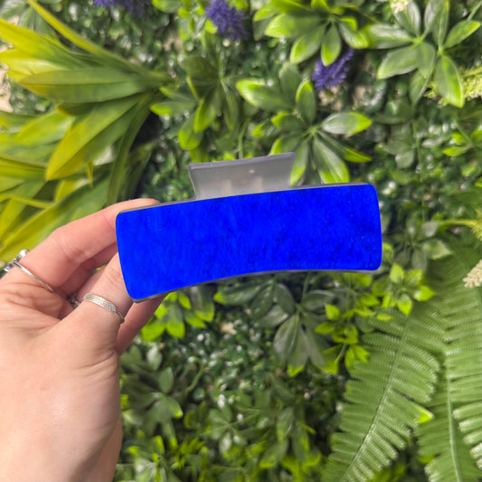 RTS Royal Blue Pearl || Claw Clip