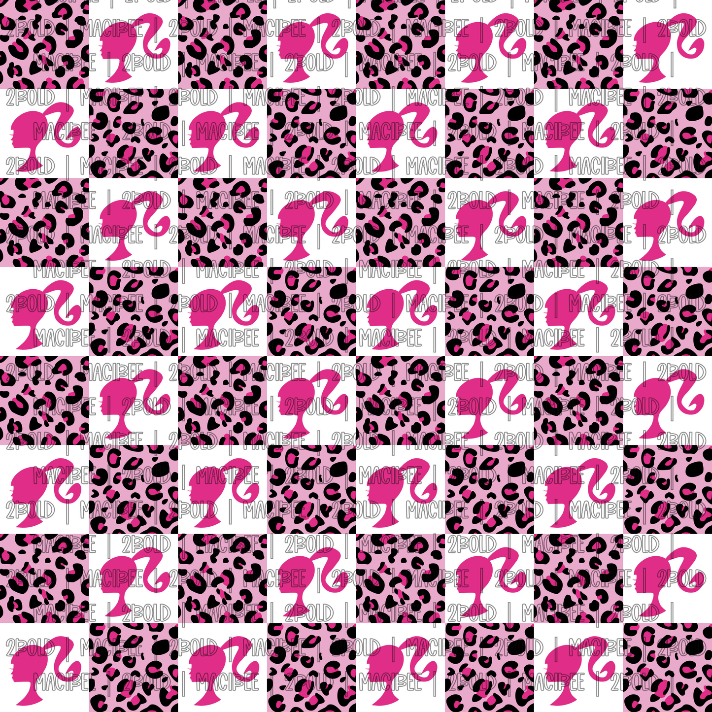 Barbie Check || Seamless File