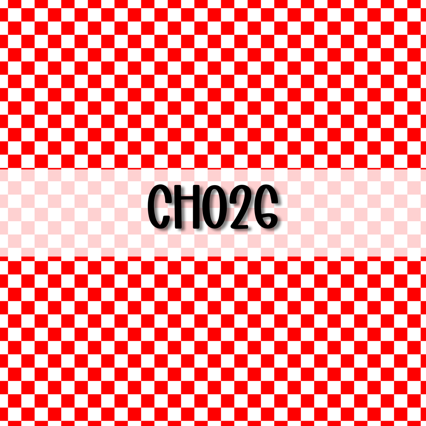 Wavy Checkered Initial || Hair Clip