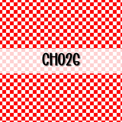 Wavy Checkered Initial || Hair Clip
