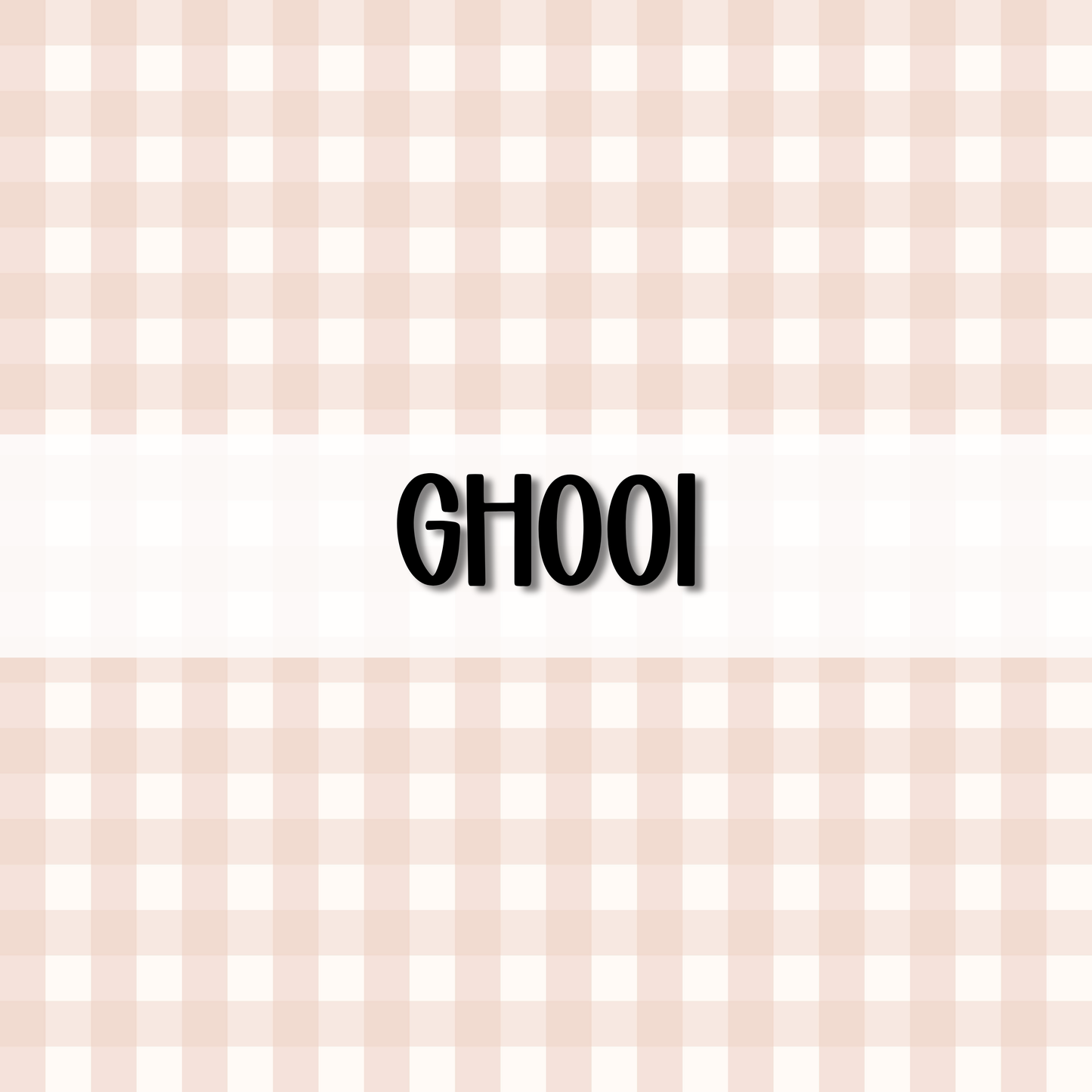 Wavy Gingham Initial || Hair Clip (ws)