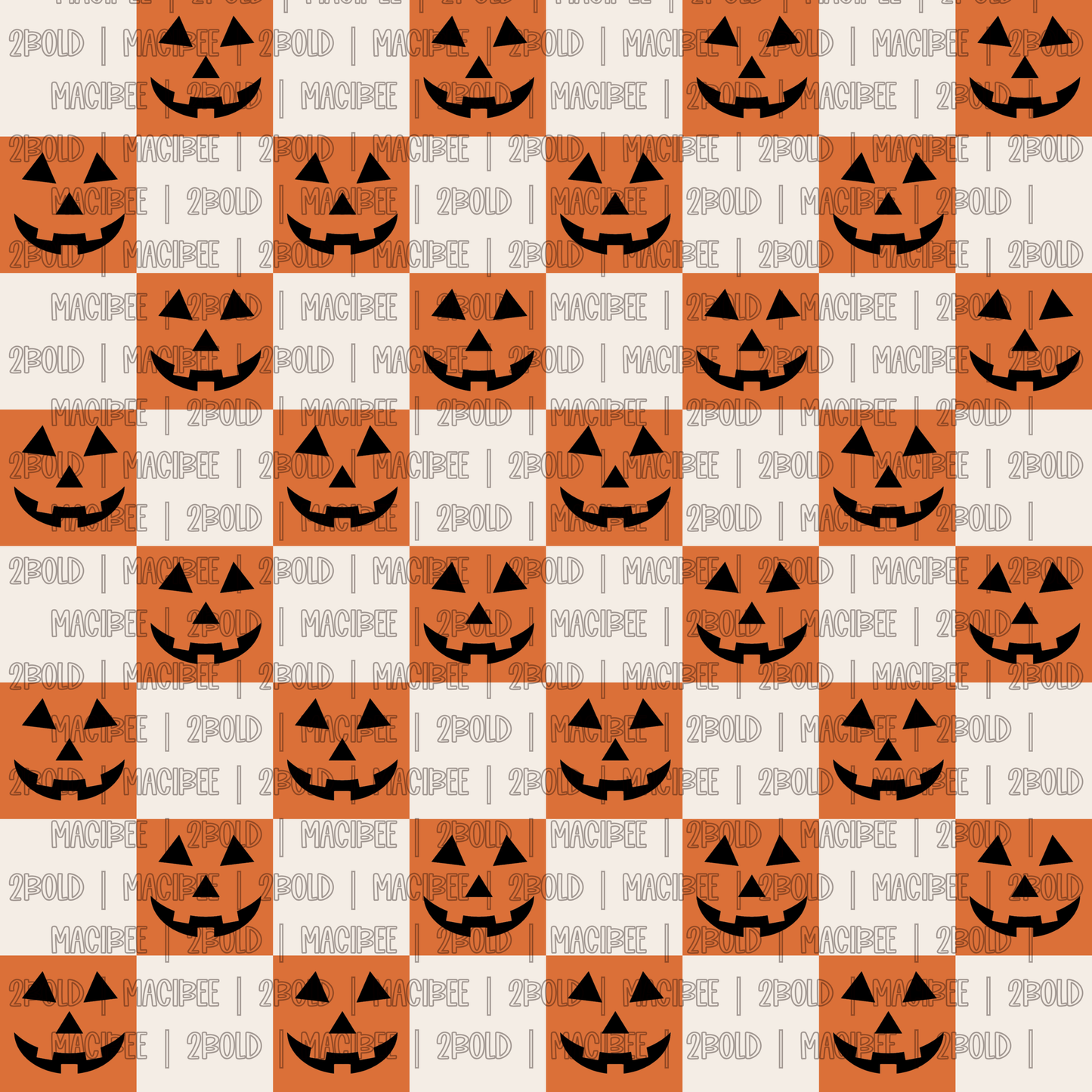 Jack-o-Lantern Check || Seamless File