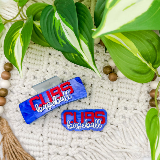 Cubs Baseball || Mama + Mini Set