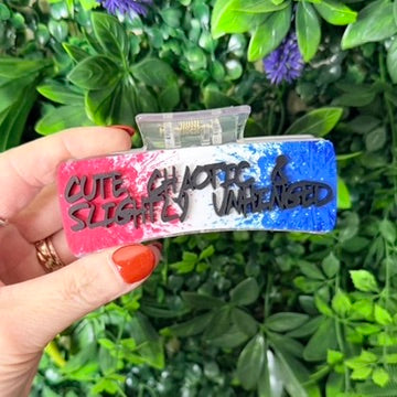 Cute, Chaotic & Slightly Unhinged || Claw Clip