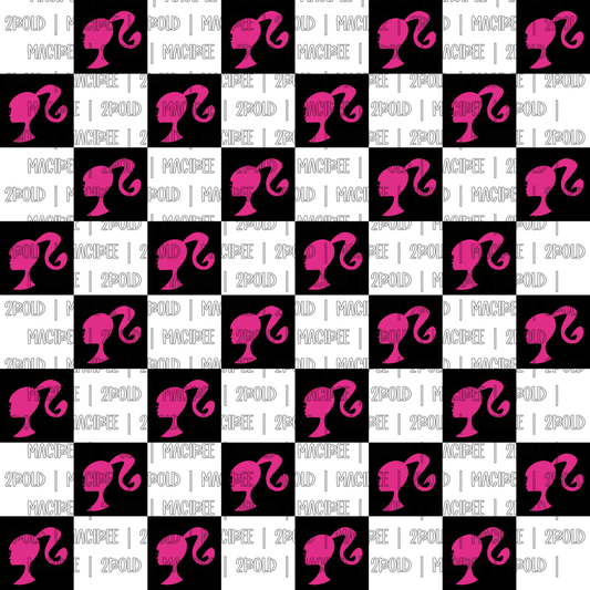 Barbie Check || Seamless File