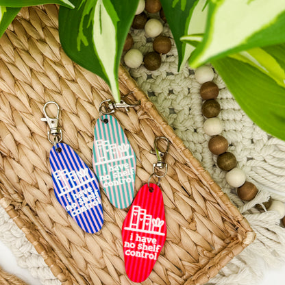I Have No Shelf Control || Motel Keychain