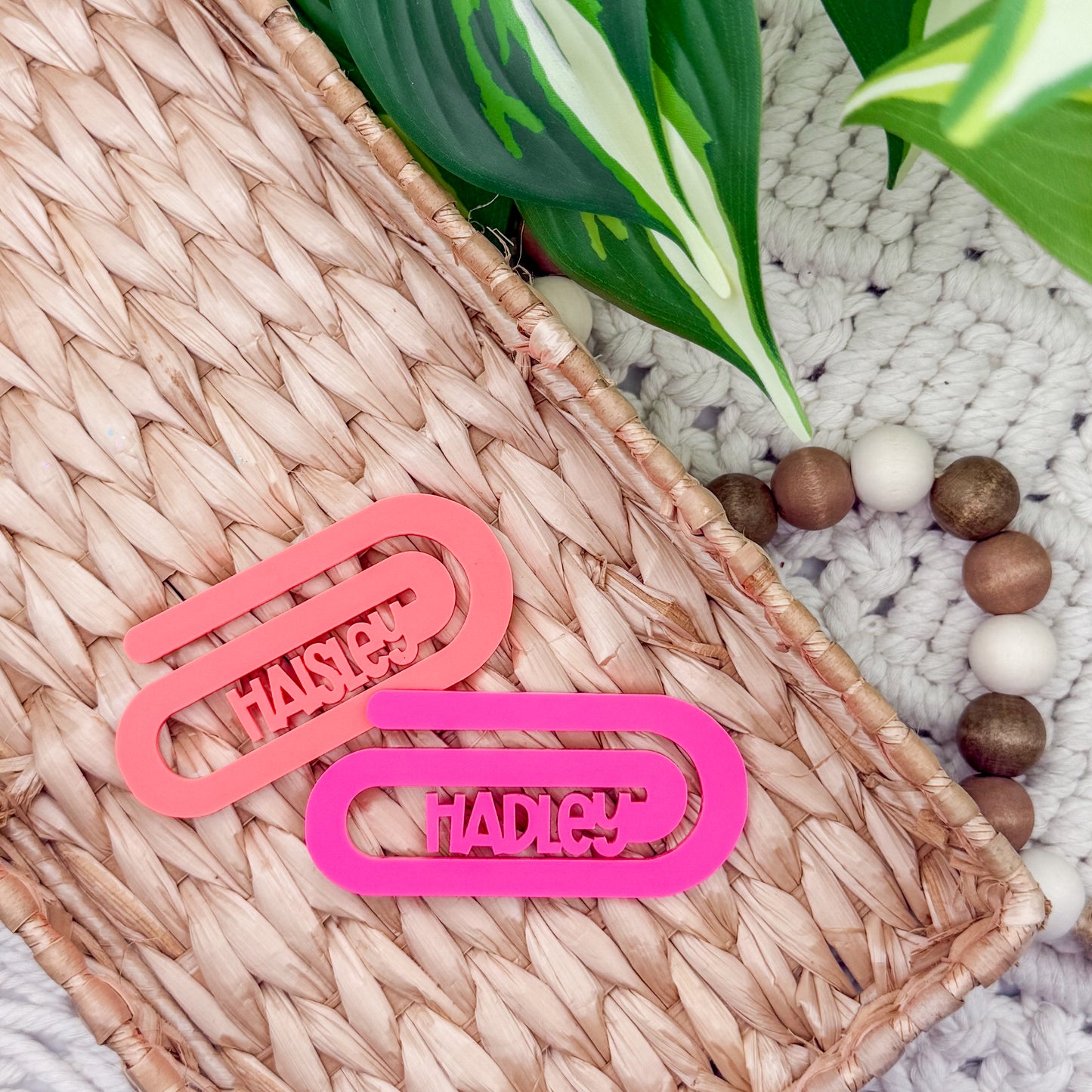 Personalized Paper Clip || Bookmark