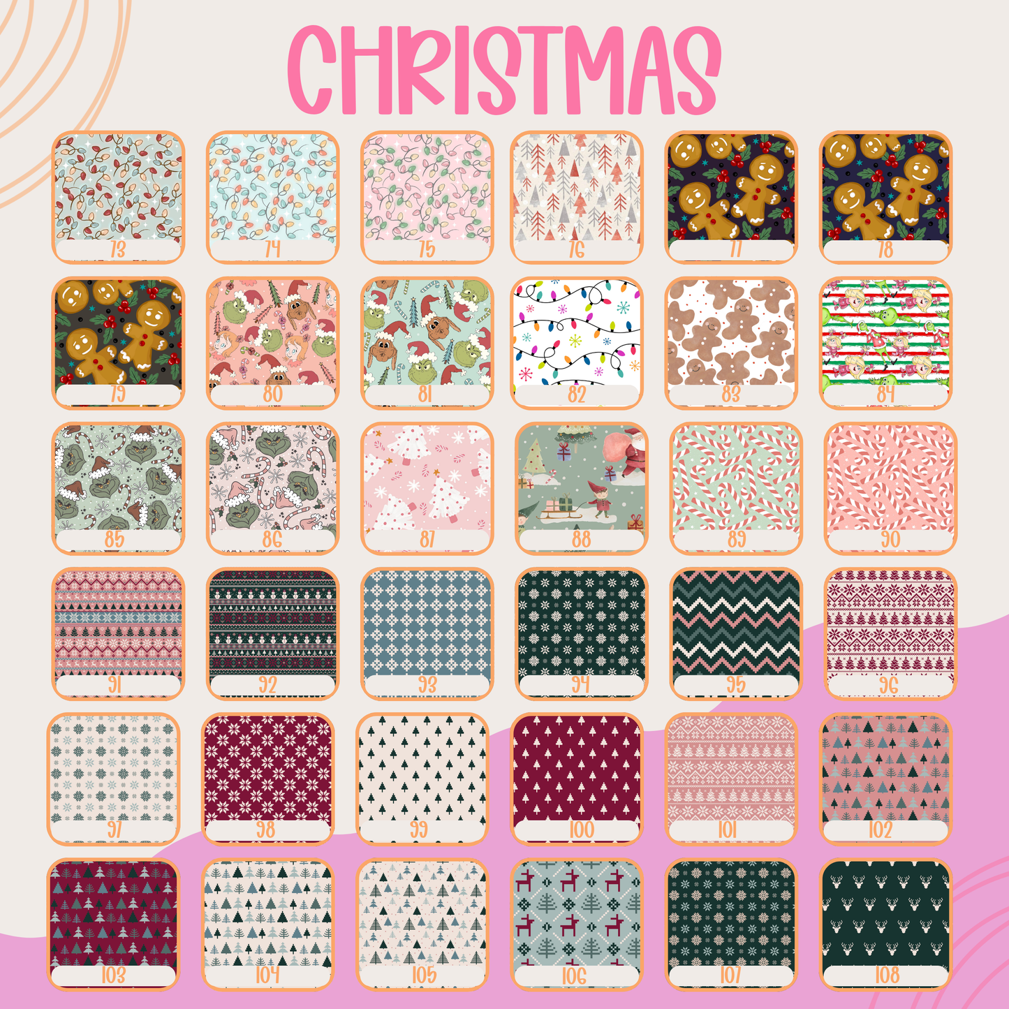 CREATE YOUR OWN Christmas || Claw Clip (ws)