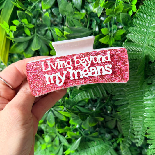 Living Beyond My Means || Claw Clip
