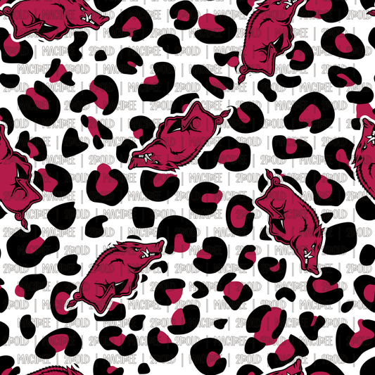 Razorbacks Leopard || Seamless File