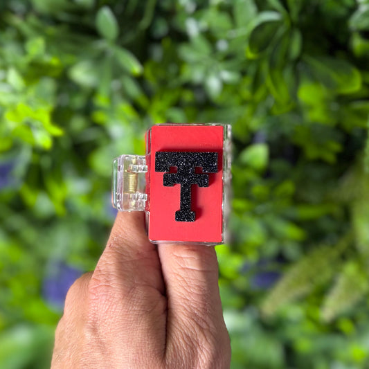 Texas Tech || Mini Claw Clip