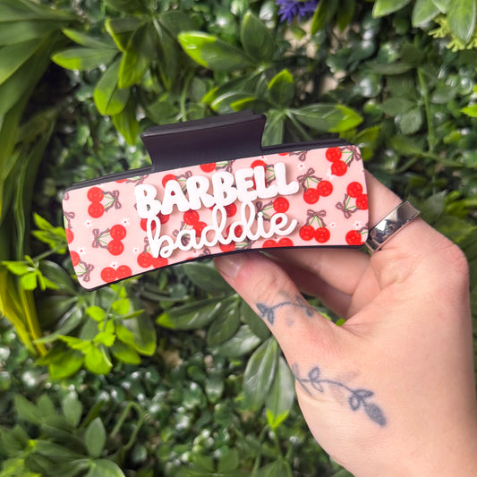 Barbell Baddie || Claw Clip