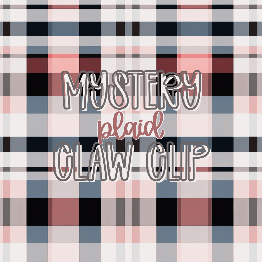 Mystery Plaid || Claw Clip