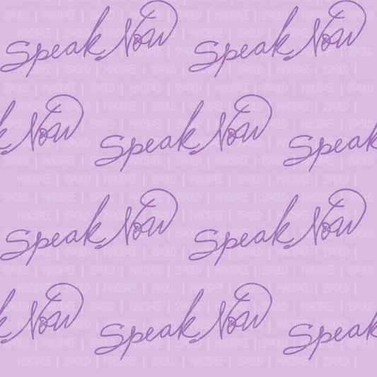 Speak Now || Seamless File