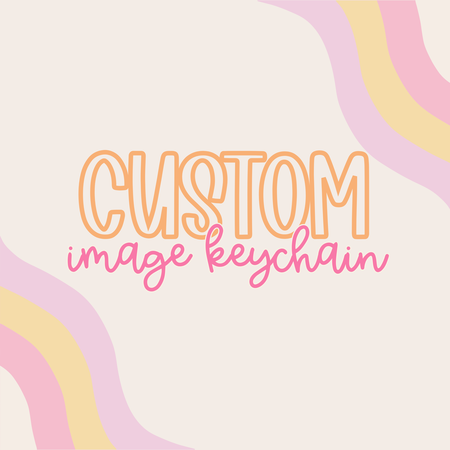 Custom || Image Keychain