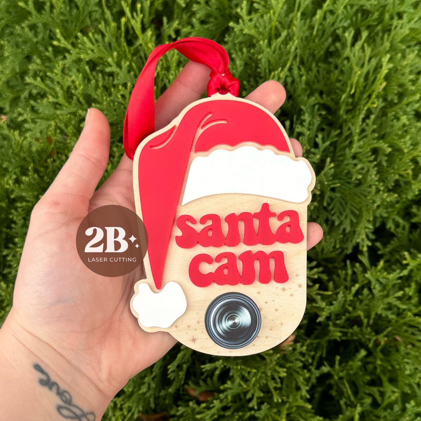 Santa Cam || Christmas Ornament