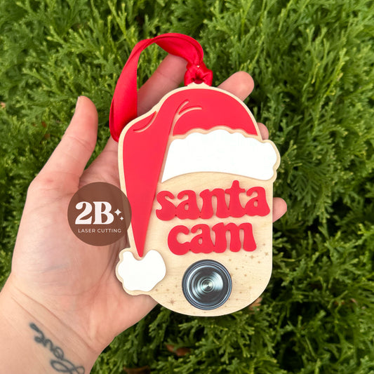 Santa Cam || Christmas Ornament