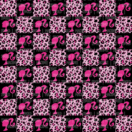 Barbie Check || Seamless File