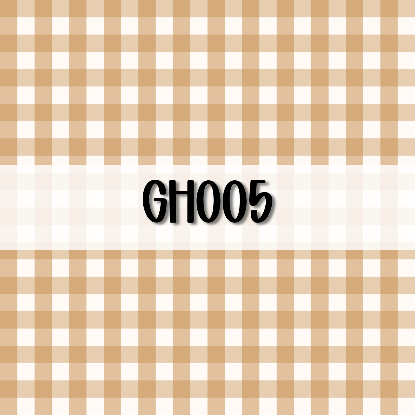 Wavy Gingham Initial || Hair Clip (ws)