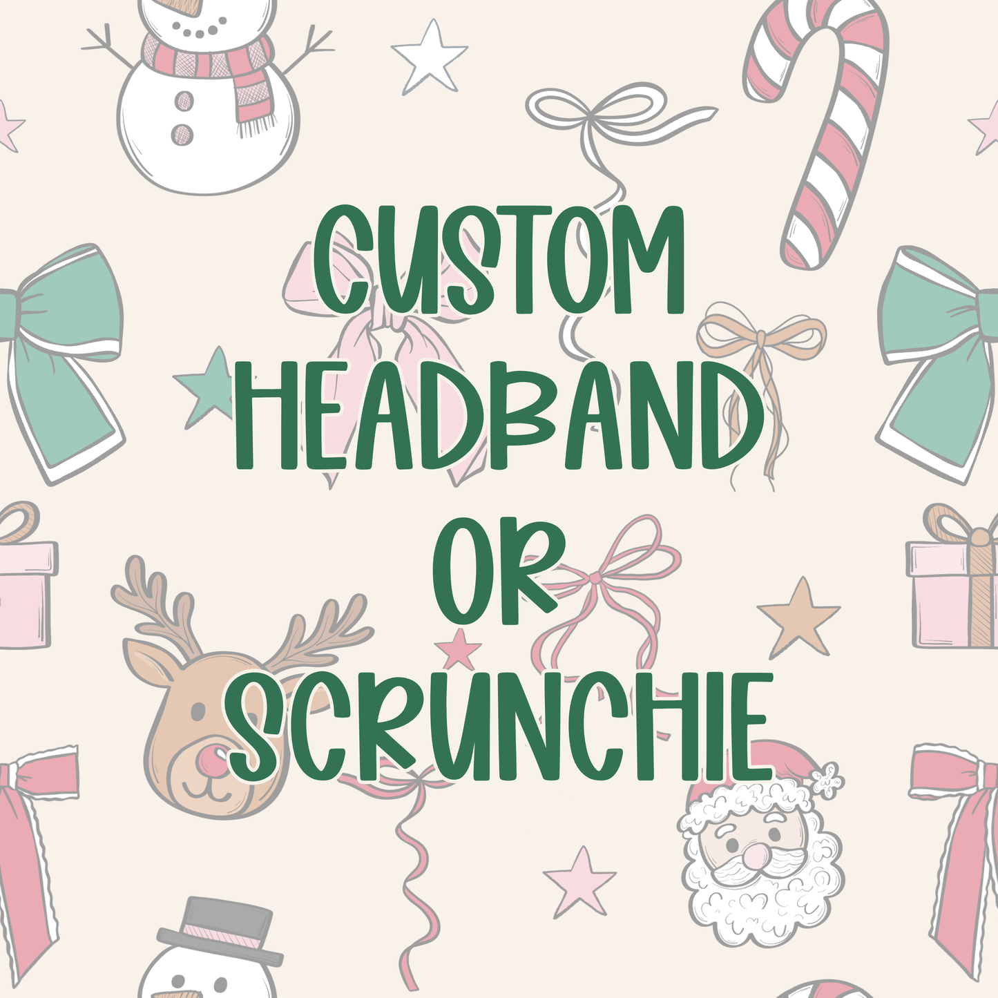Custom || Headband or Scrunchie