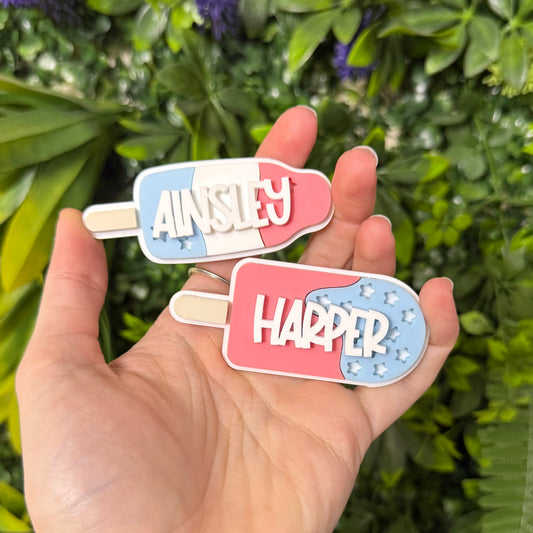 Muted Popsicle || Hair Clip