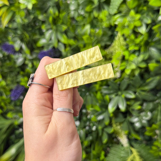 RTS Yellow Pearl || Bar Clip Duo