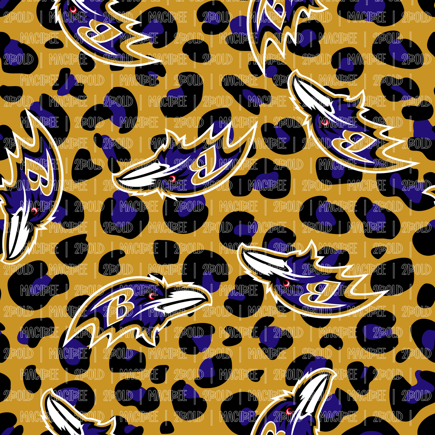 Ravens Leopard || Seamless File
