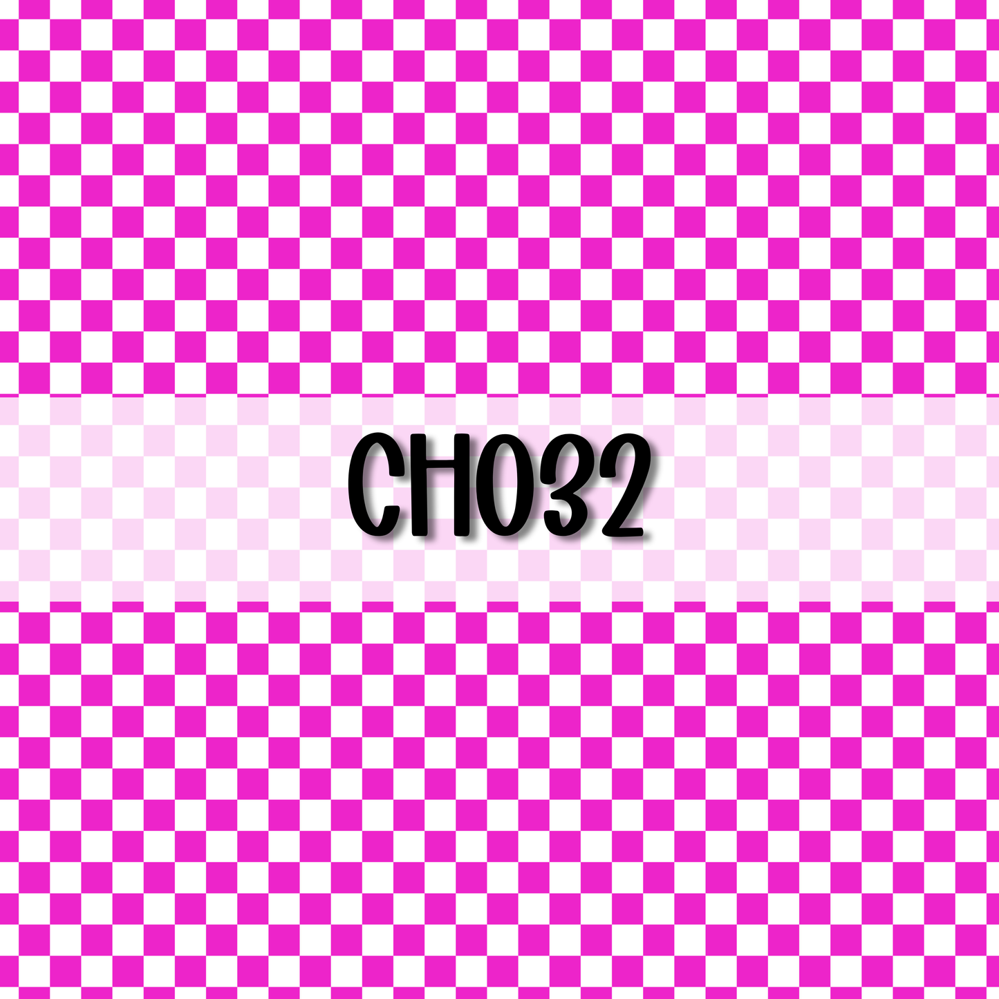 Wavy Checkered Initial || Hair Clip