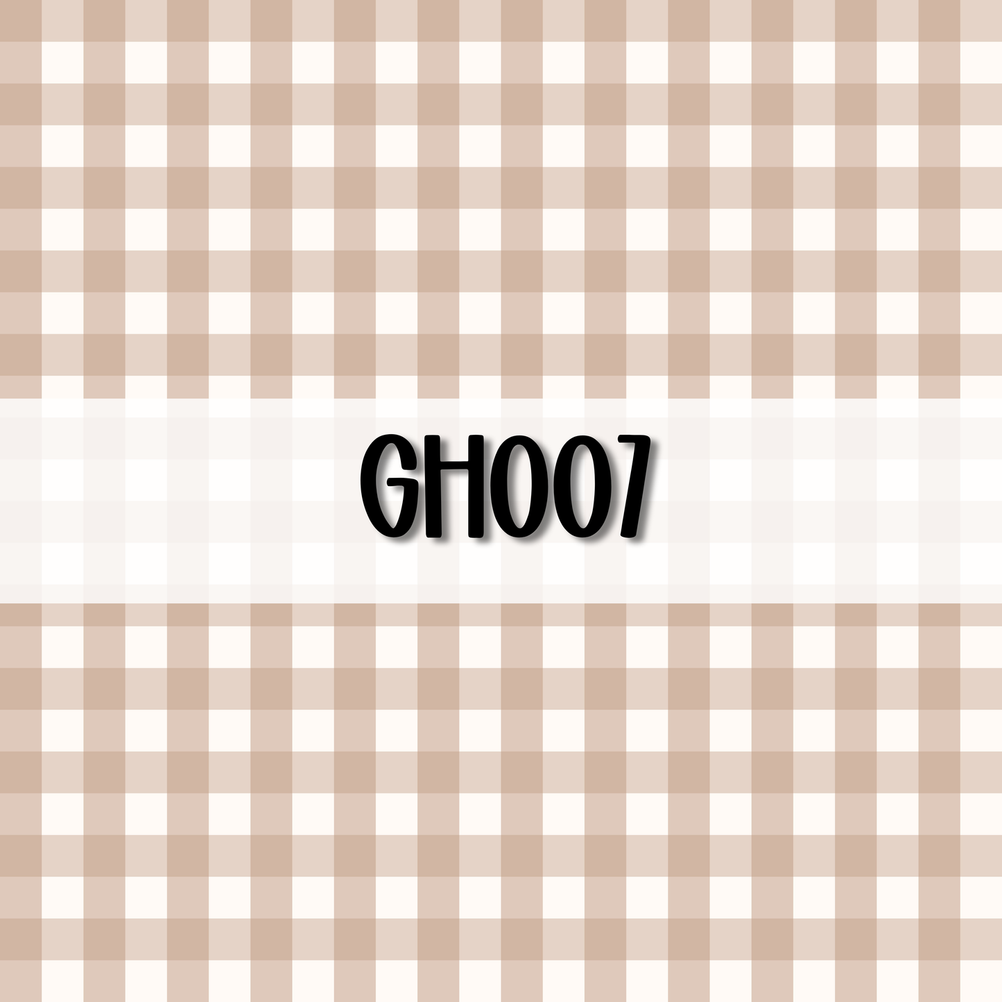 Wavy Gingham Initial || Hair Clip (ws)