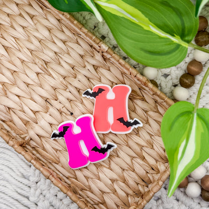 Batty Initial || Hair Clip