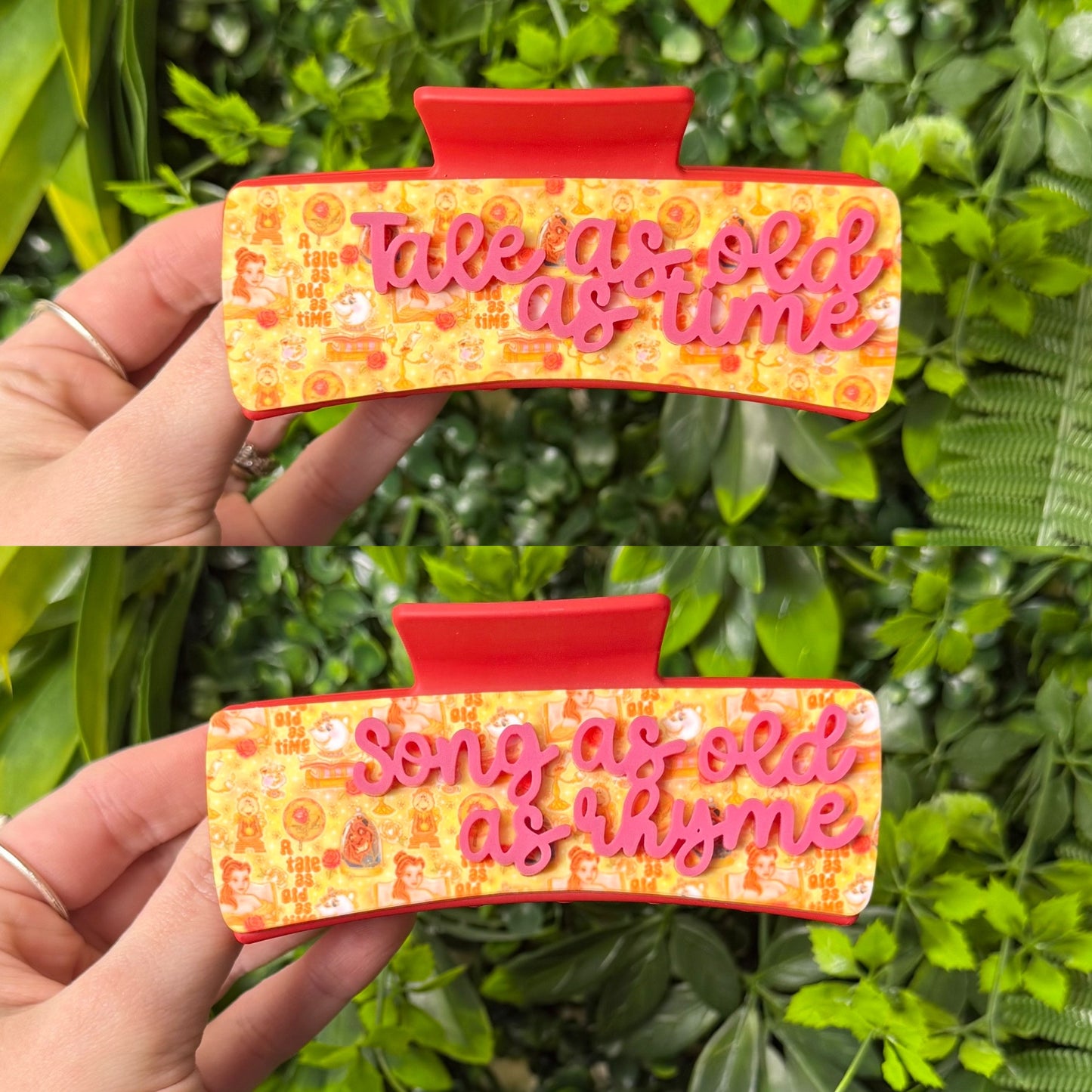 Tale As Old As Time || Claw Clip