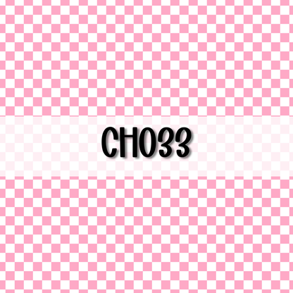 Wavy Checkered Initial || Hair Clip