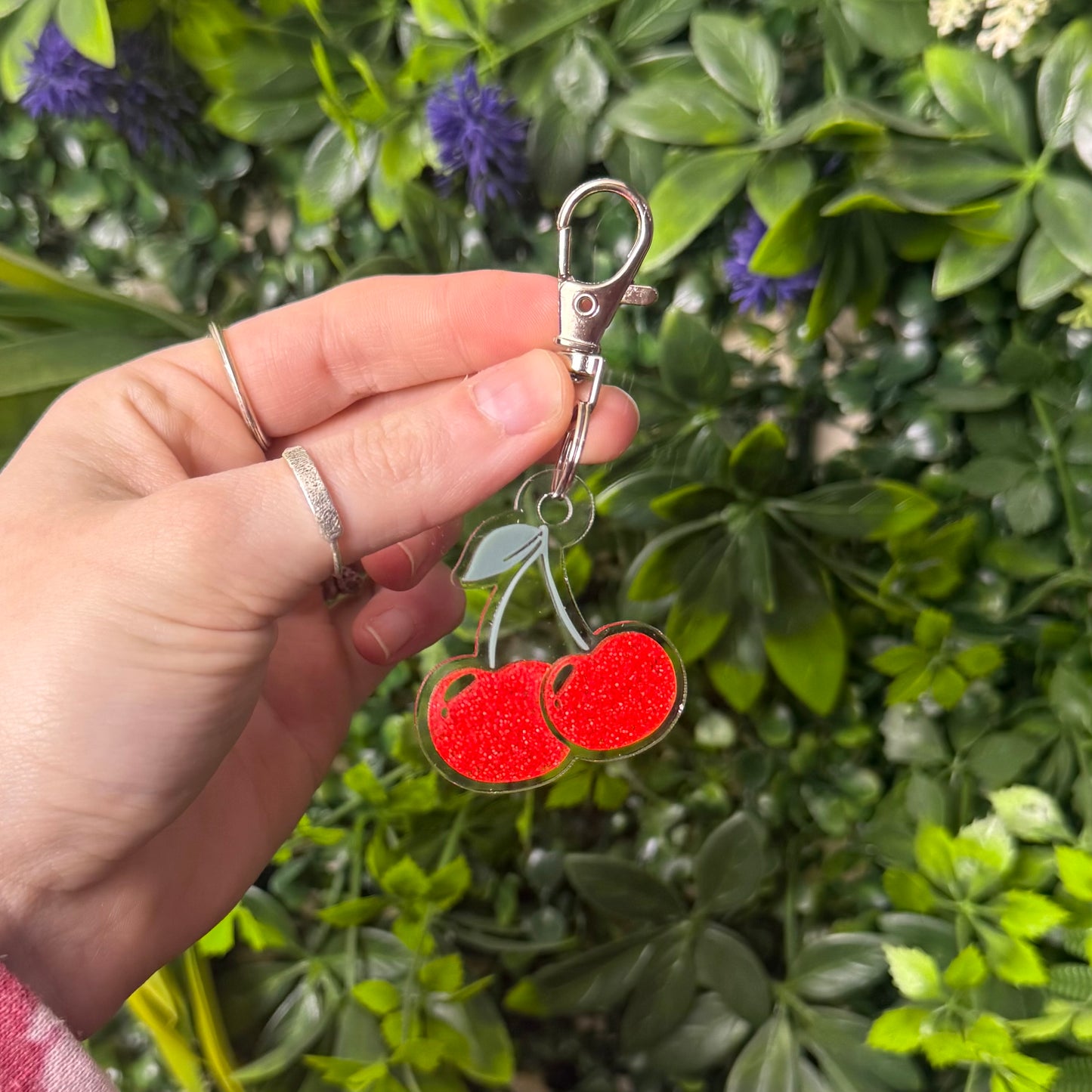 Cherries || Mini Keychain