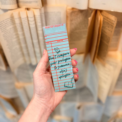 Library Card || Bookmark