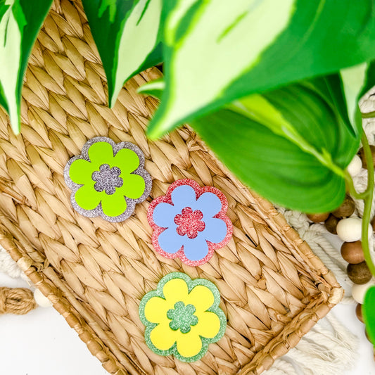 Groovy Flower || Hair Clip (ws)