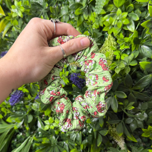 RTS Caramel Apple Cows || Scrunchie