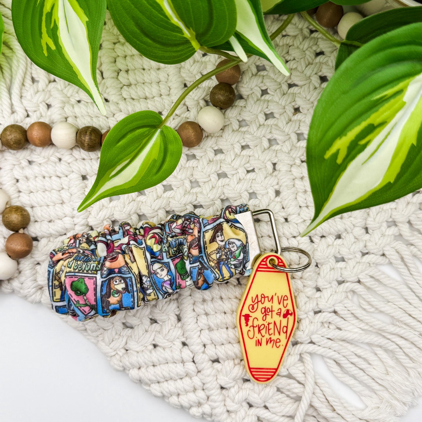 You've Got A Friend In Me || Wristlet + Keychain Duo