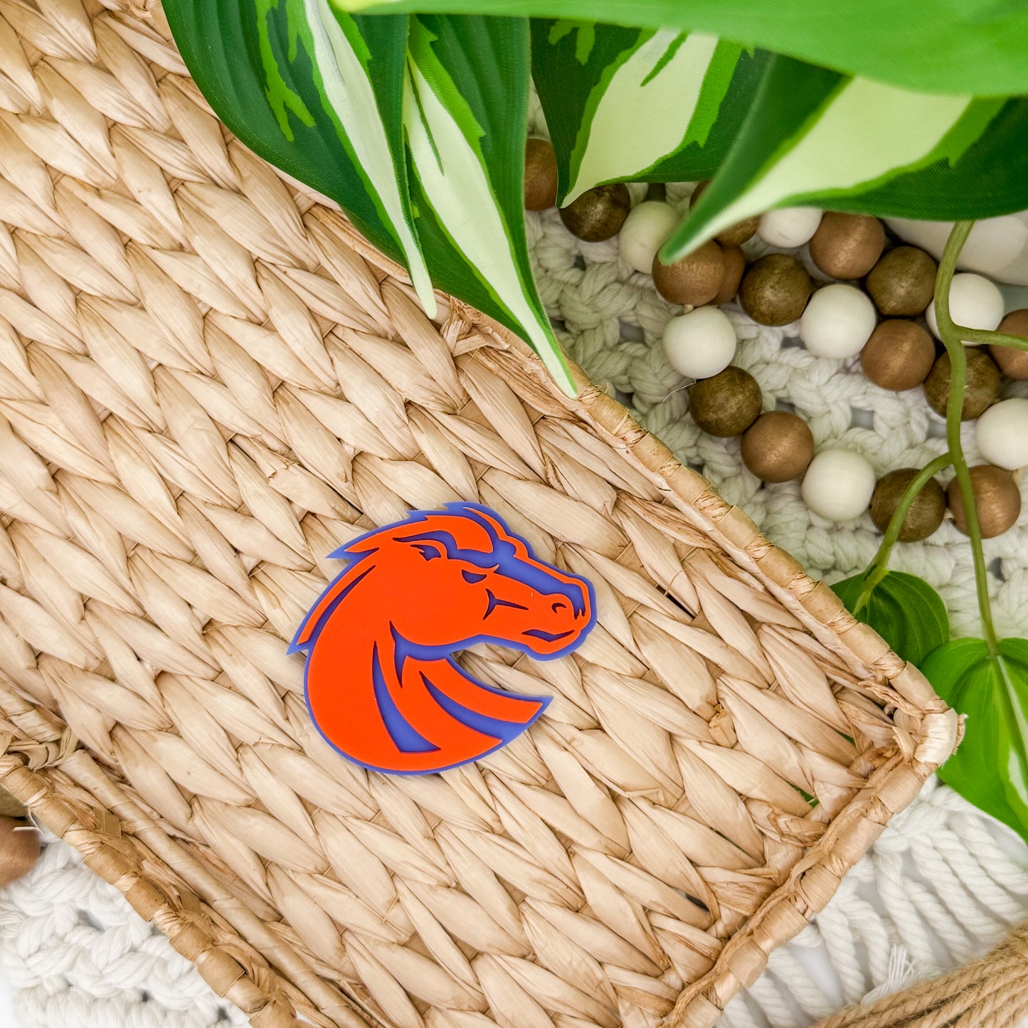 Boise State || Hair Clip
