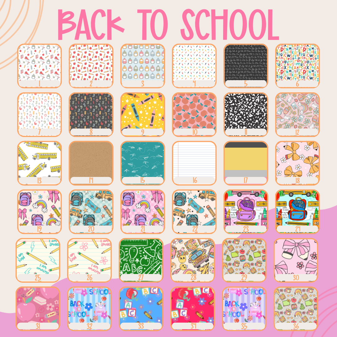 Back to School Name || Hair Clip