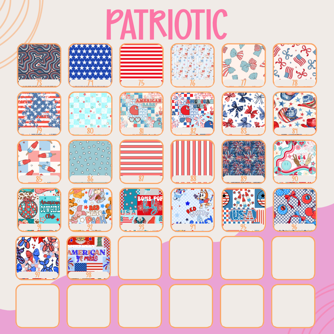 Create Your Own Patriotic || Claw Clip