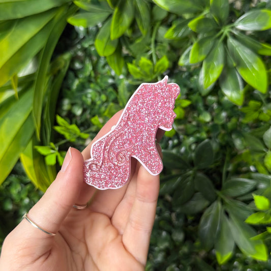 Aurora Silhouette || Hair Clip