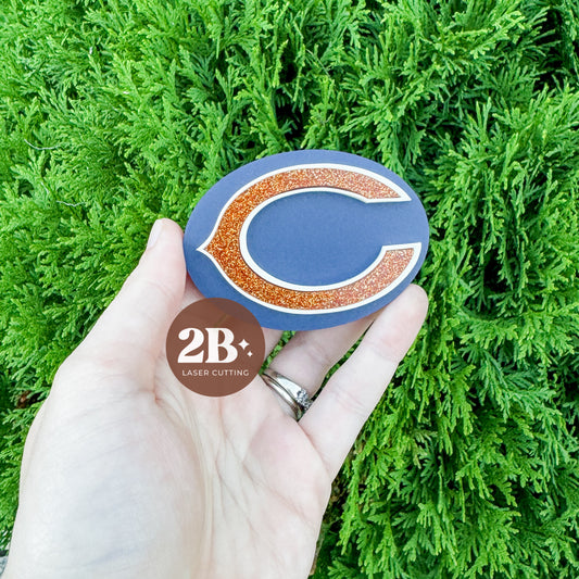 Bears Glitter || Hair Clip