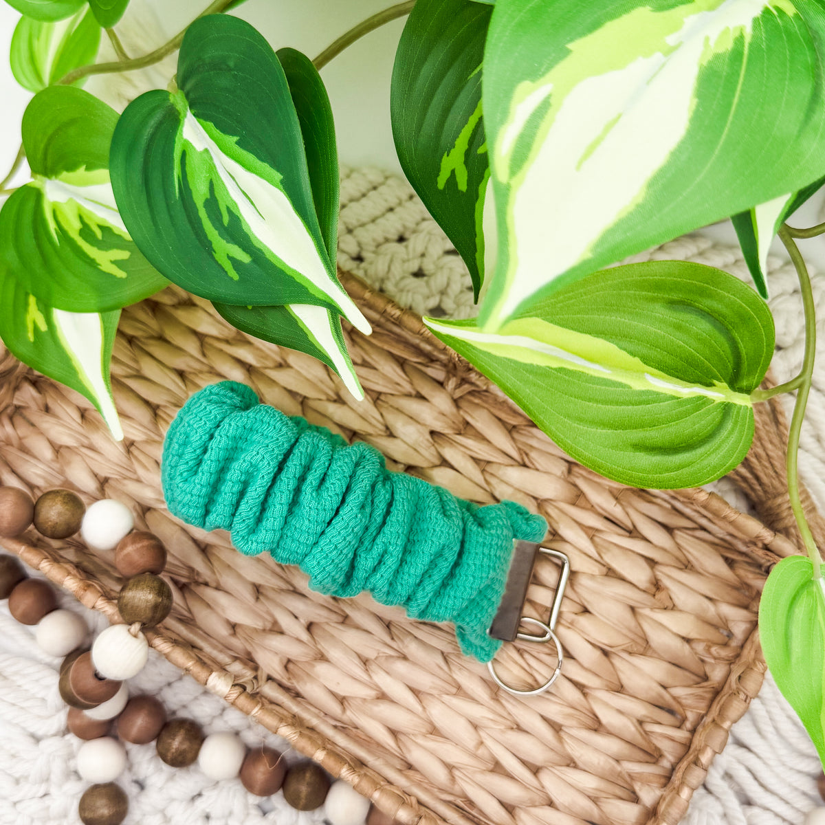 RTS Seafoam || Scrunchie Wristlet