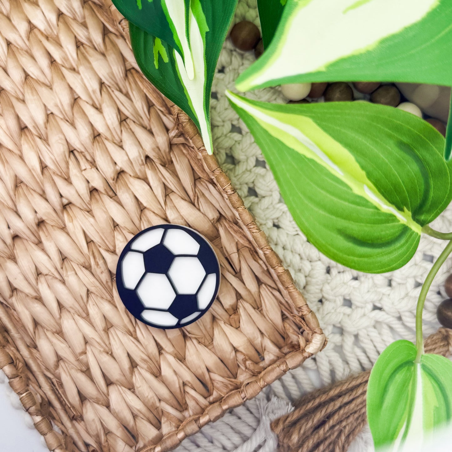 Soccer Ball || Hair Clip
