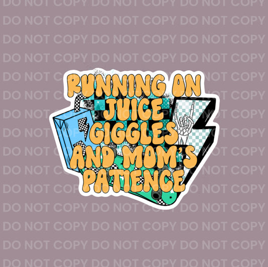 Running on Mom's Patience || Hat Pin